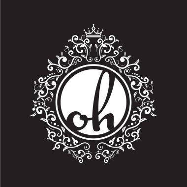 Vintage daire ilk logosu