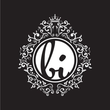 Vintage daire ilk logosu