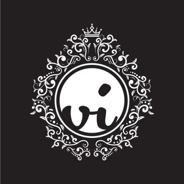 Vintage daire ilk logosu