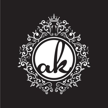 Vintage daire ilk logosu