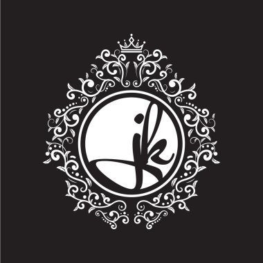 Vintage daire ilk logosu