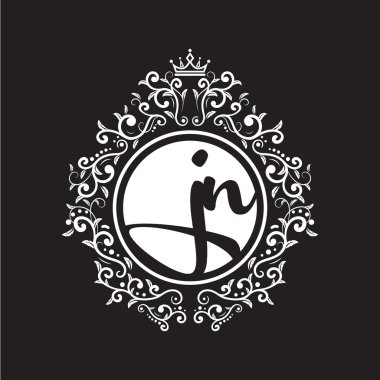 Vintage daire ilk logosu