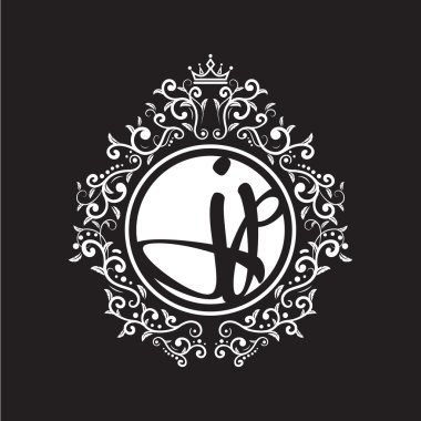 Vintage daire ilk logosu