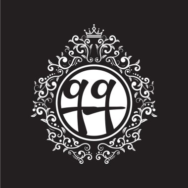 Vintage daire ilk logosu