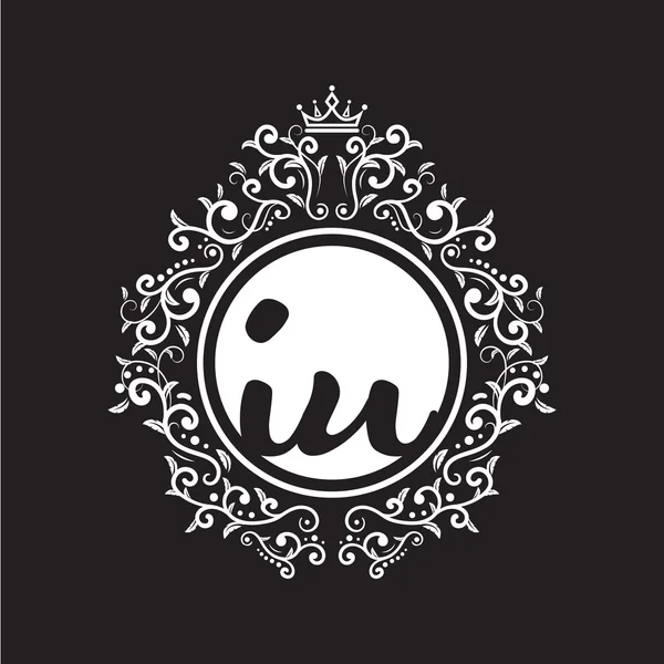 ヴィンテージ サークル初期ロゴ — ストックベクタ