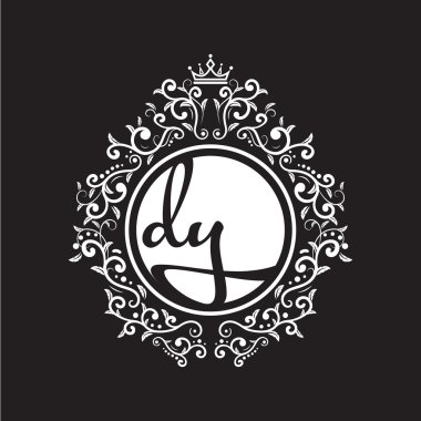 Vintage daire ilk logosu