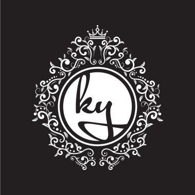 Vintage daire ilk logosu