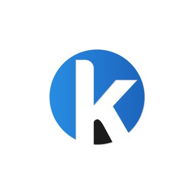 İlk harf daire logo