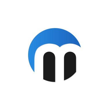 İlk harf daire logo