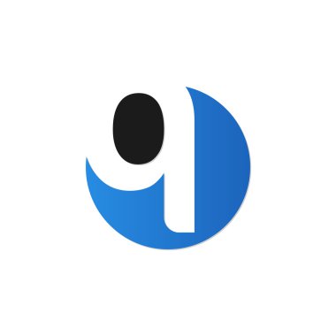 İlk harf daire logo