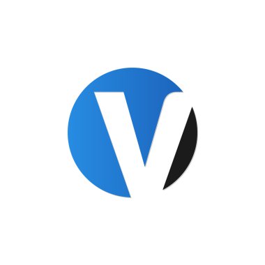 İlk harf daire logo