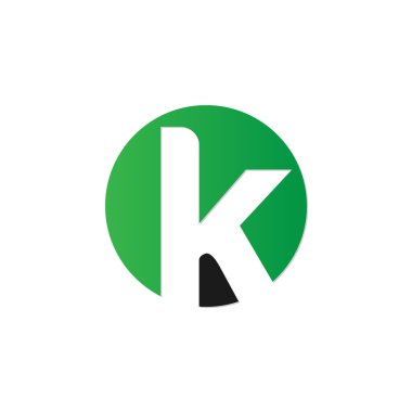 İlk harf daire logo