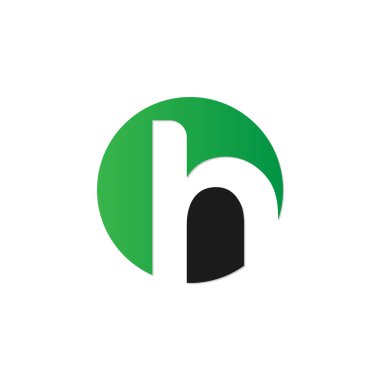 İlk harf daire logo