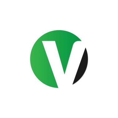 İlk harf daire logo