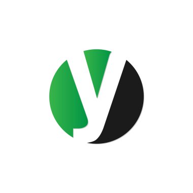 İlk harf daire logo