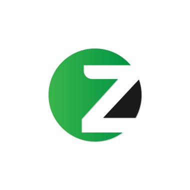 İlk harf daire logo