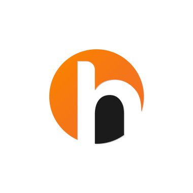 İlk harf daire logo