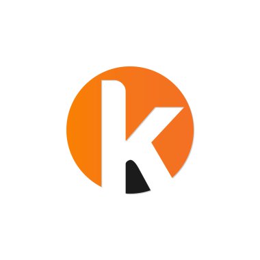 İlk harf daire logo