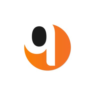 İlk harf daire logo