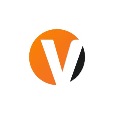 İlk harf daire logo