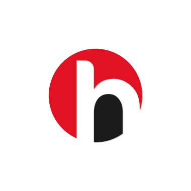 İlk harf daire logo