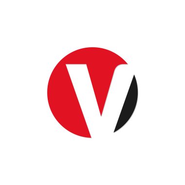 İlk harf daire logo