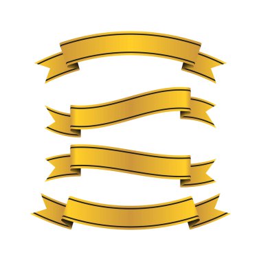 Altın rengi şeritler ayarla