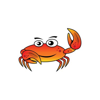 Karakter Yengeç vektör çizim