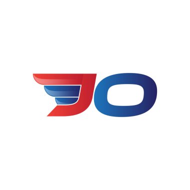 hızlı ilk harf logo vektör kanat