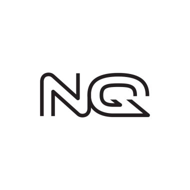 İlk harf logo satır benzersiz modern