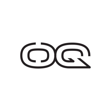 İlk harf logo satır benzersiz modern