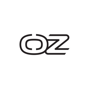 İlk harf logo satır benzersiz modern