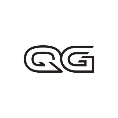 İlk harf logo satır benzersiz modern