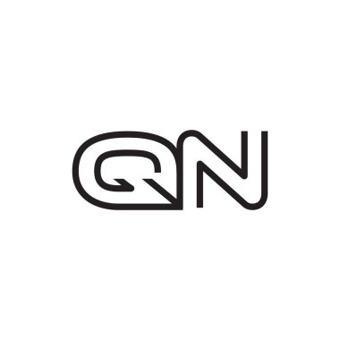 İlk harf logo satır benzersiz modern