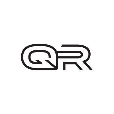 İlk harf logo satır benzersiz modern