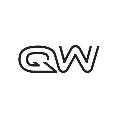 İlk harf logo satır benzersiz modern