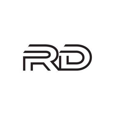 İlk harf logo satır benzersiz modern