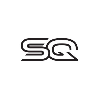 İlk harf logo satır benzersiz modern