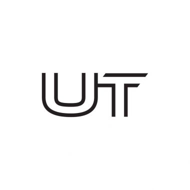 İlk harf logo satır benzersiz modern