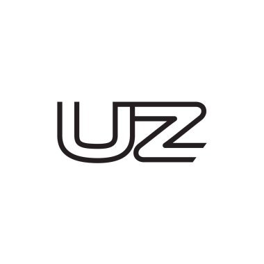 İlk harf logo satır benzersiz modern