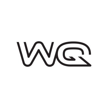 İlk harf logo satır benzersiz modern