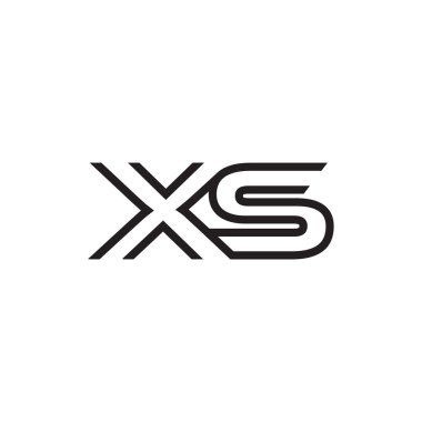 İlk harf logo satır benzersiz modern