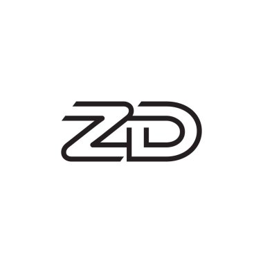 İlk harf logo satır benzersiz modern