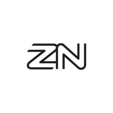 İlk harf logo satır benzersiz modern