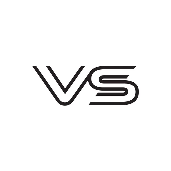 Initial letter logo line unique modern — Stock Vector