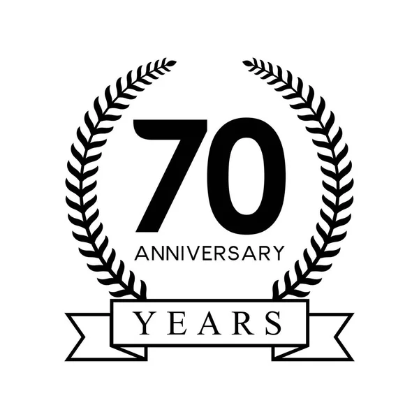 70 let výročí — Stockový vektor