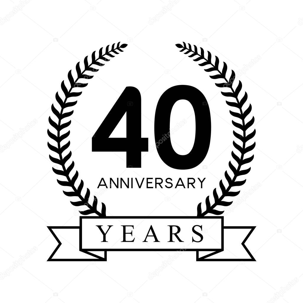40th anniversary years