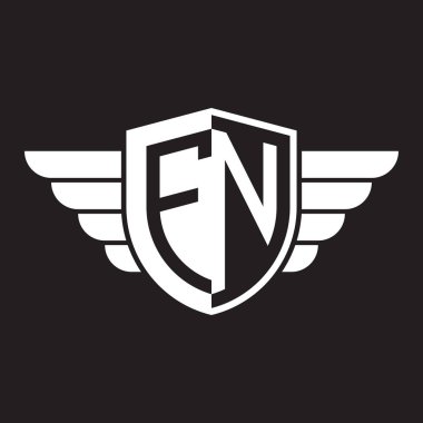 İlk iki harf logo kalkan kanadı