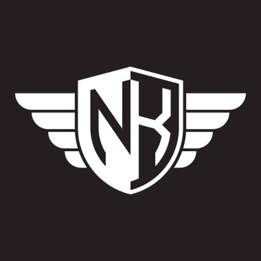 İlk iki harf logo kalkan kanadı