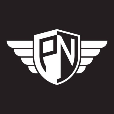 İlk iki harf logo kalkan kanadı